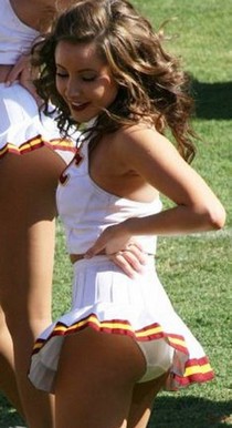 Pretty young model from