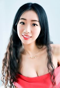 Asian teen teasing with